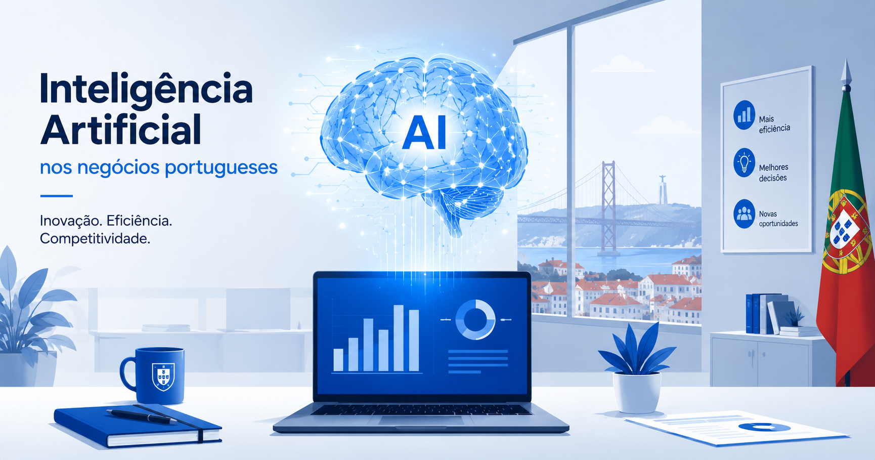 A Inteligência Artificial no Dia a Dia das Empresas Portuguesas